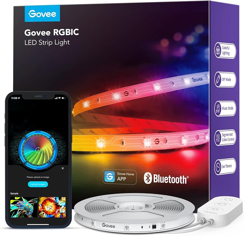 Govee RGBIC LED Strip Lights, 16.4 ft