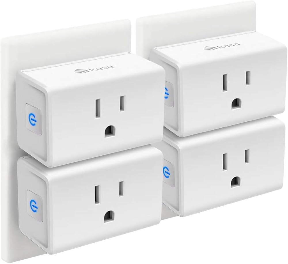 Kasa Smart Plug Mini 15A EP10P4, 4-Pack