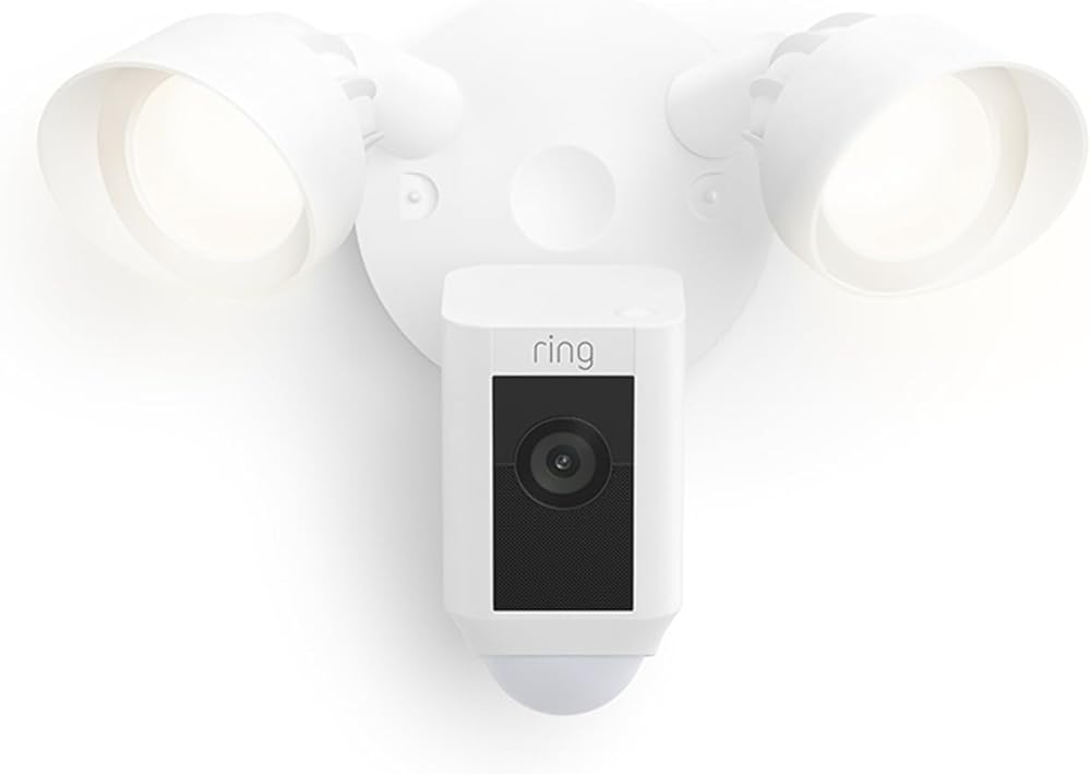 Ring Floodlight Cam Wired Plus, White
